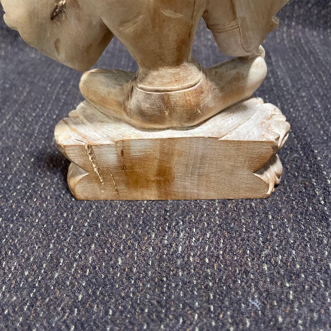 緑多羅菩薩 仏像 白檀 木彫り骨董