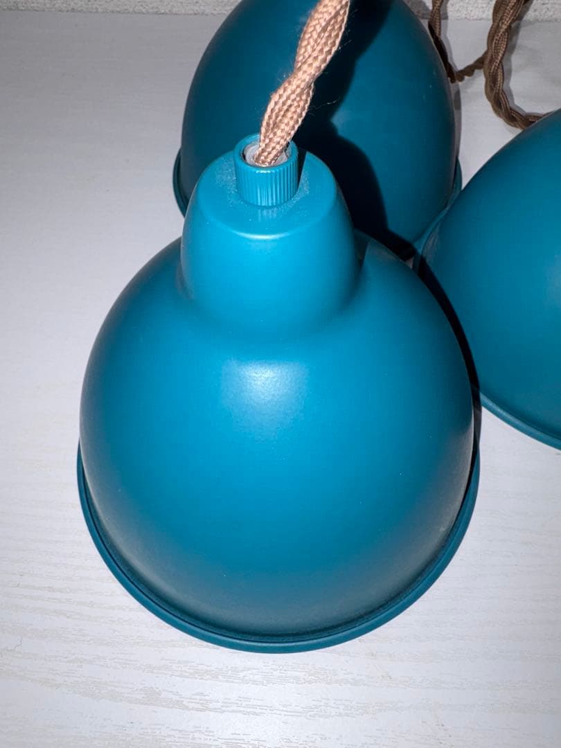 ペンダントライト 3個セット 村上工作所 ブルー