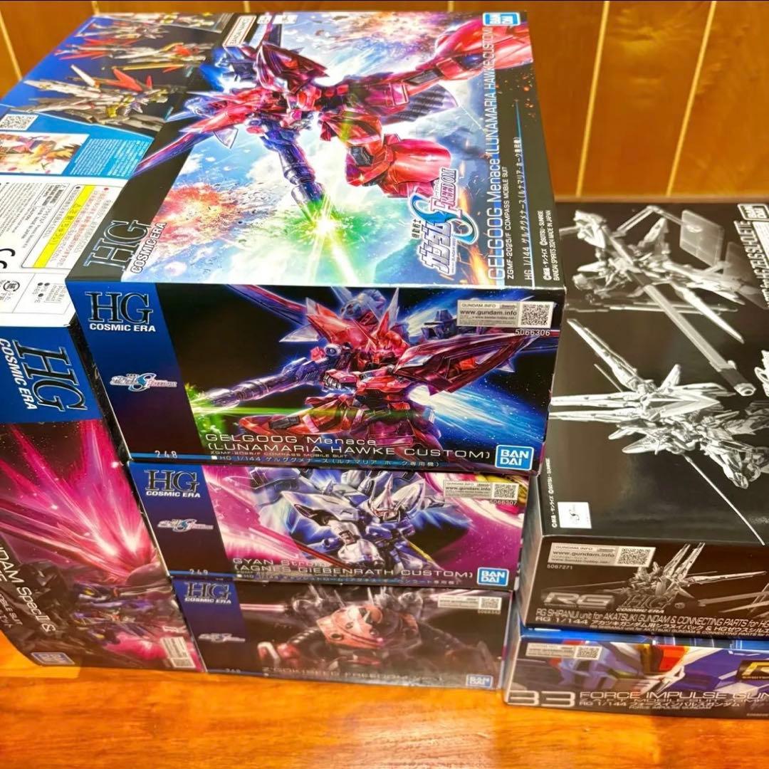 未組立 ガンダムSEED FREEDOM ガンプラ 6個 デスティニー ゼウス他