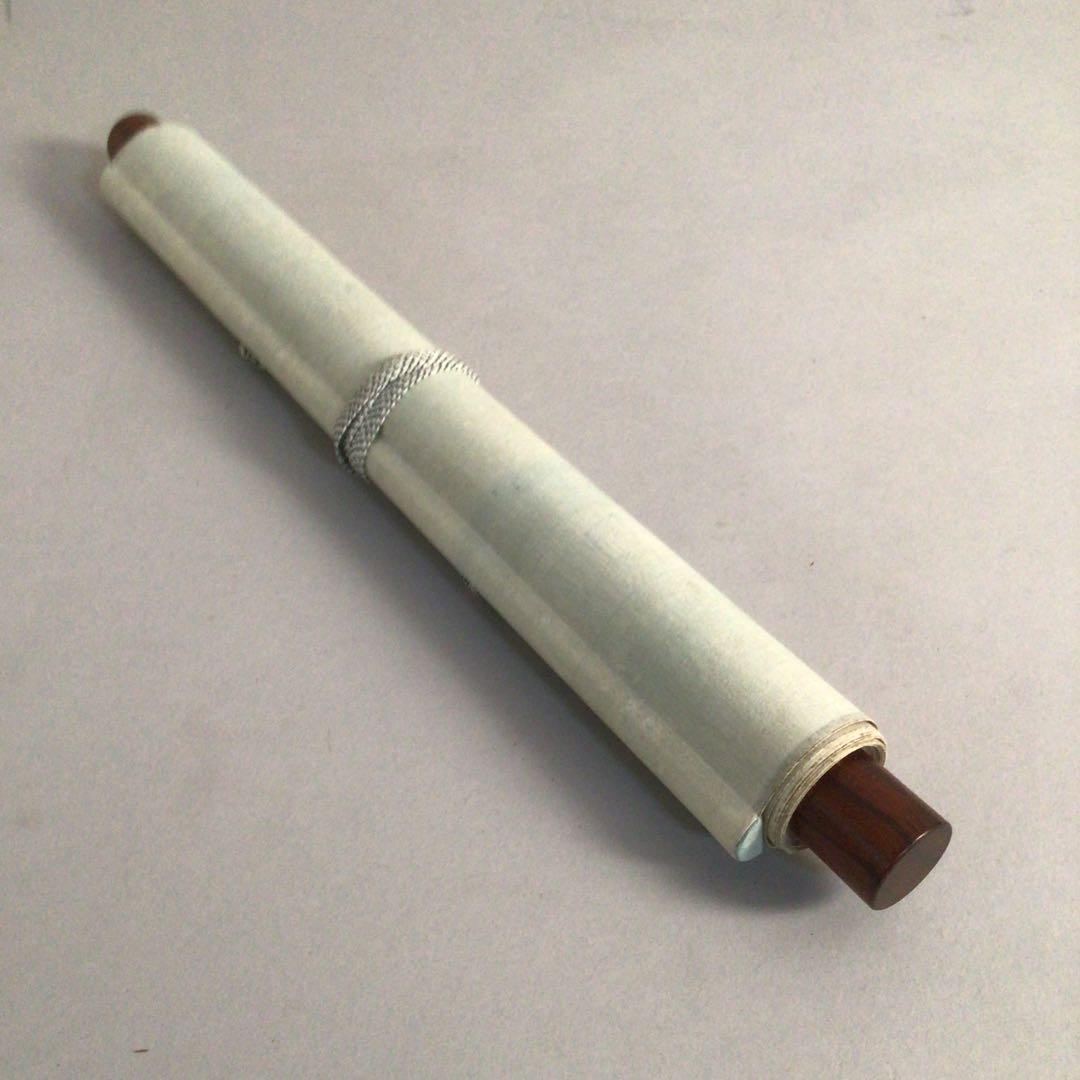 No3777  掛軸　月僊　山水画賛　紙本　江戸中期〜後期の画僧　古画　送料無料