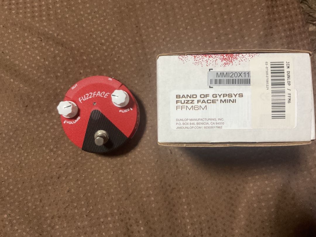 ギター Dunlop Fuzz Face Mini jimi hendlix FFM6M