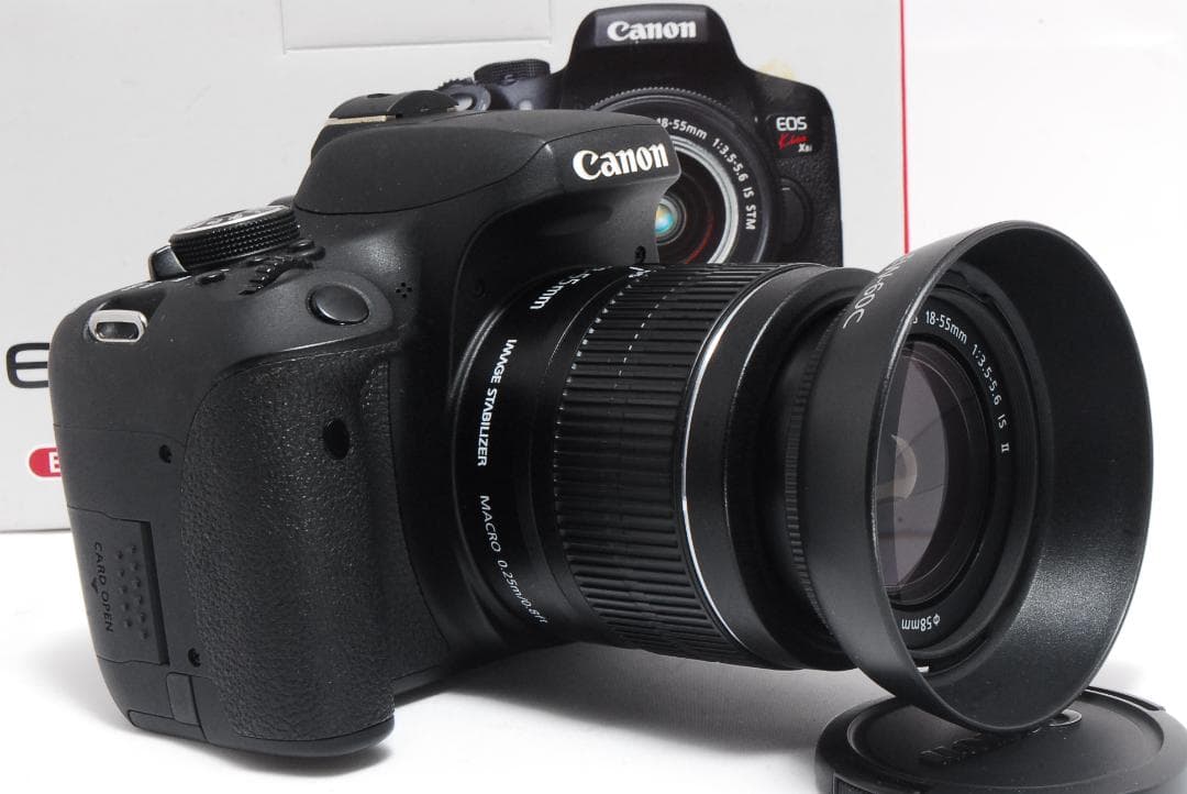 【美品】Canon EOS Kiss X8i レンズキット Wi-Fi搭載