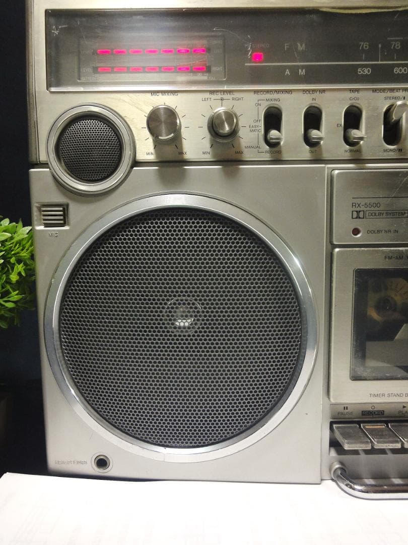 ♪昭和銘機 整備ラジカセ National Disco MAC　RX-5500
