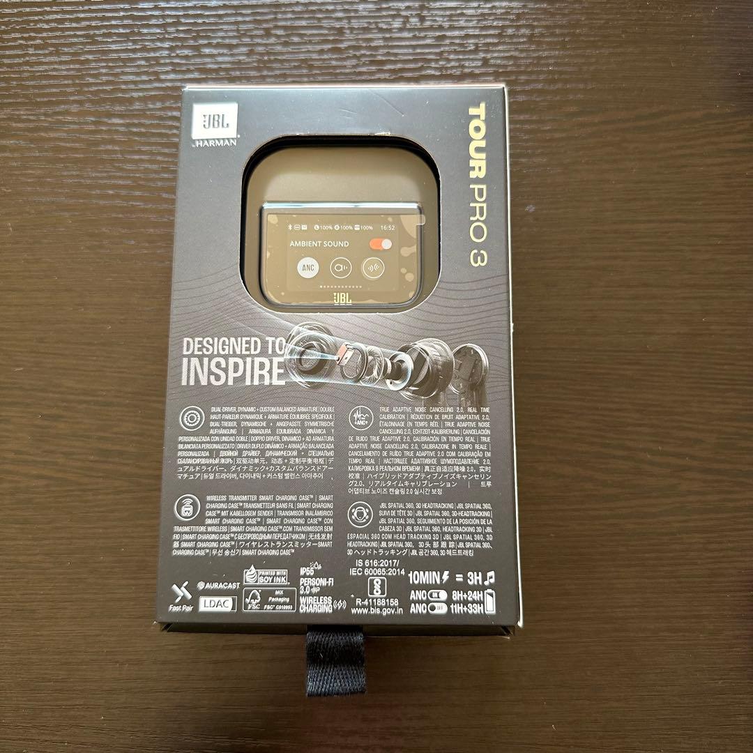 JBL TOUR PRO 3 ワイヤレスイヤホン　ブラック
