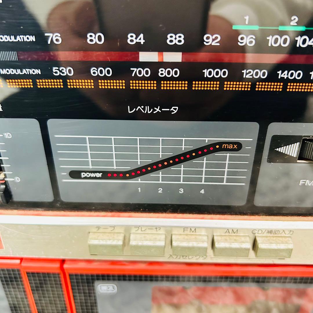 NATIONAL SG-W2 ダブルカセットデッキ ターンテーブル 昭和レトロ