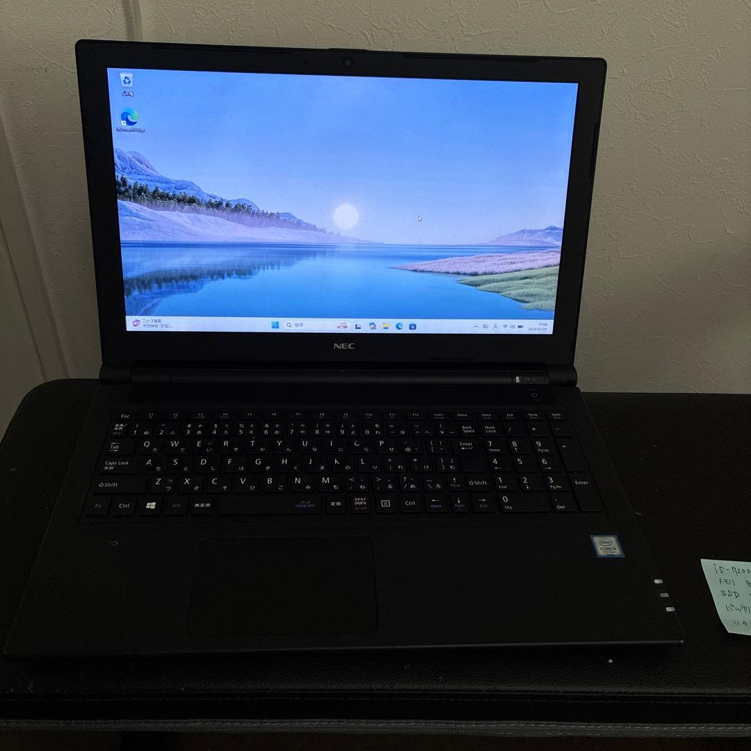 No4 NECノートパソコン　i5-7200U　8GB　SSD500GB
