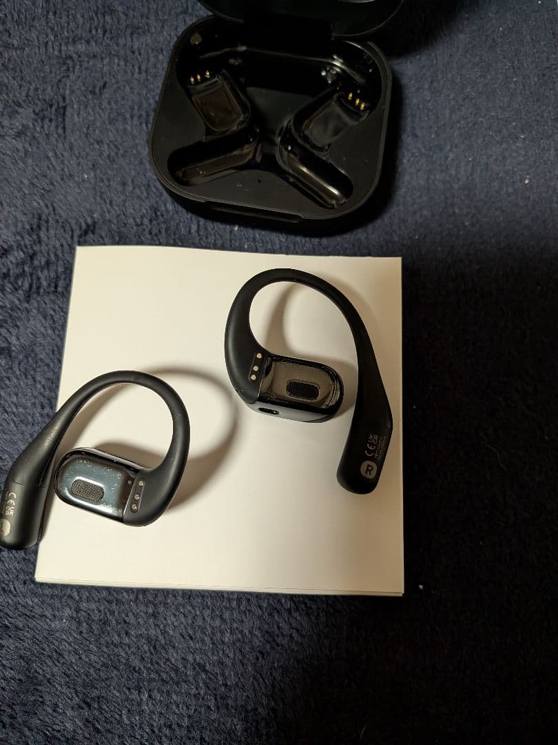 SHOKZ OPENFIT ワイヤレスイヤホン ブラック
