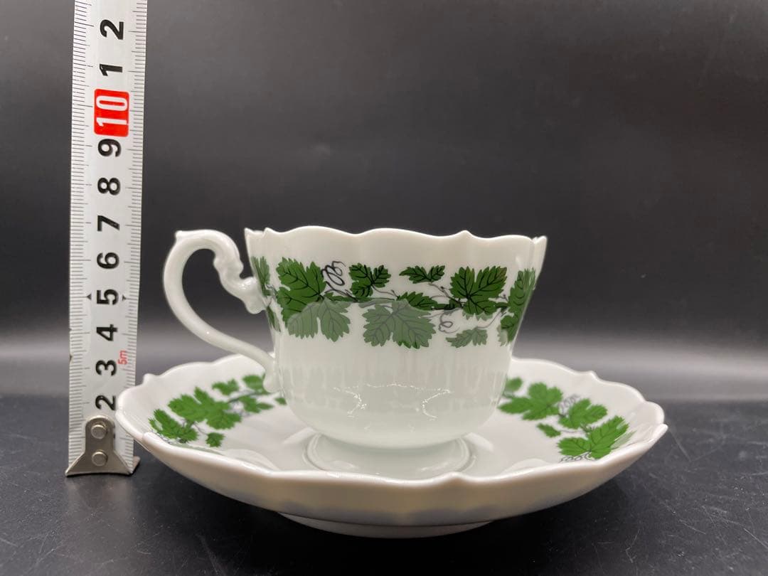 【極美品】meissen マイセン　ワインリーフ リーフ　C&S