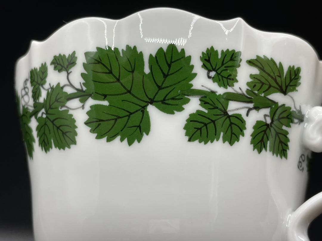 【極美品】meissen マイセン　ワインリーフ リーフ　C&S