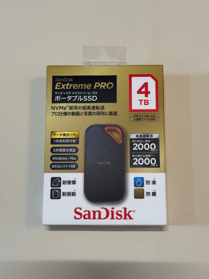 エクストリーム プロ SDSSDE81-4T00-J25　未開封