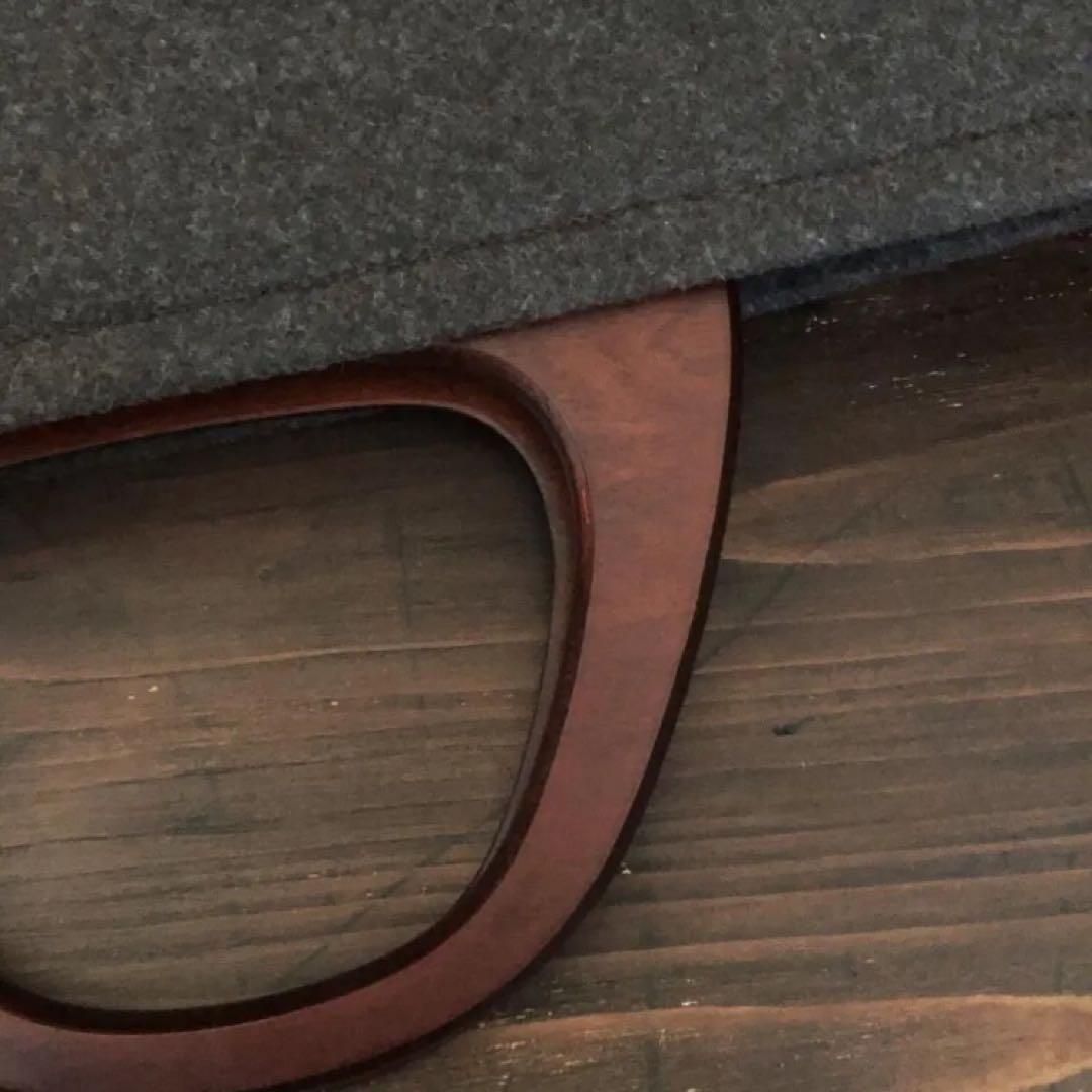 フェルト トートバッグ　ダークブラウン