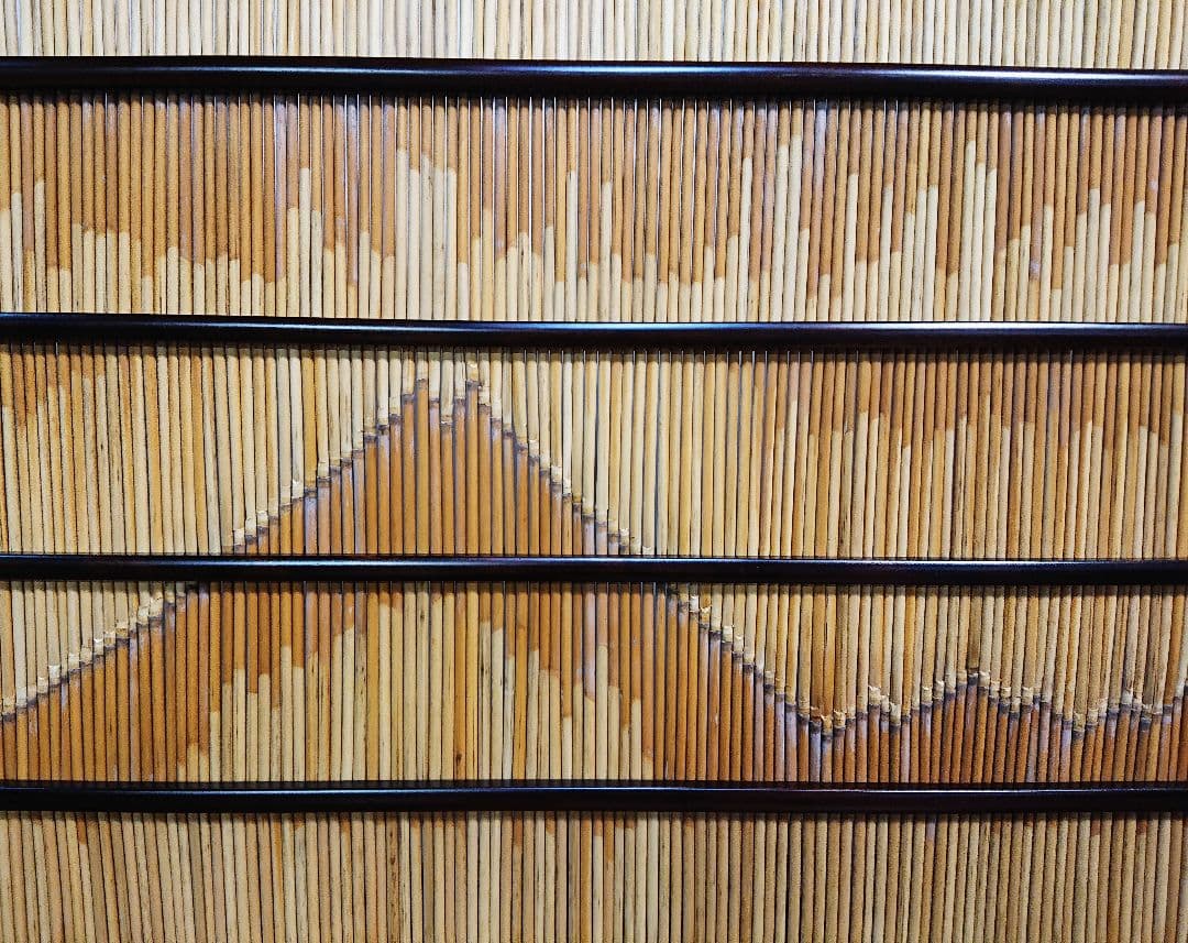 衝立　和風　伝統ヨシ入り衝立１枚式間仕切り玄関 和室衝立 訳アリ特価 １台のみ