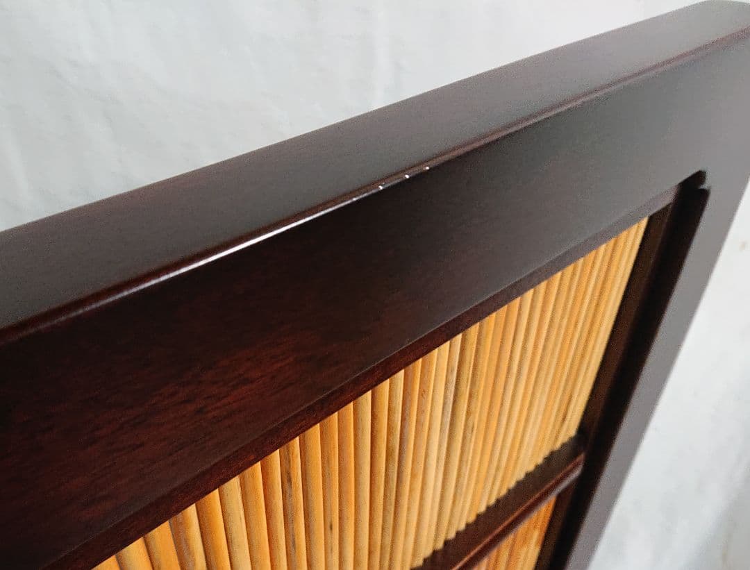 衝立　和風　伝統ヨシ入り衝立１枚式間仕切り玄関 和室衝立 訳アリ特価 １台のみ