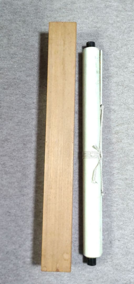 紅葉に雀 掛軸　Y275