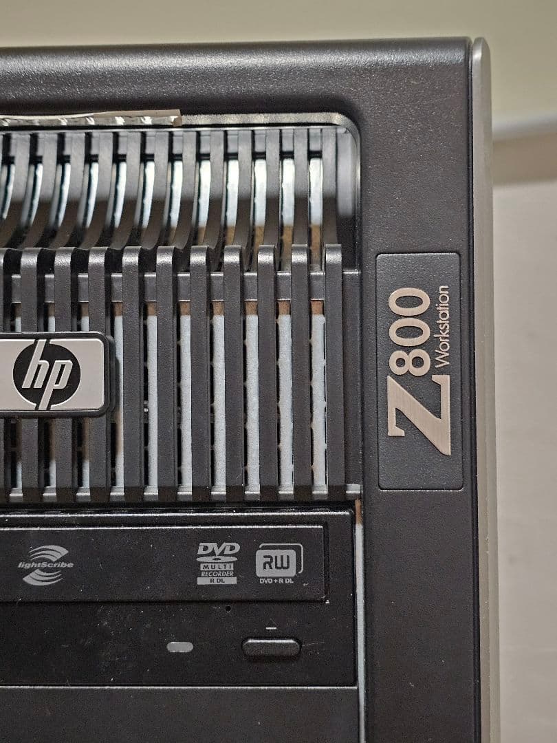 HP Z800 Workstation　Dual Xeon メモリ32GB 動作