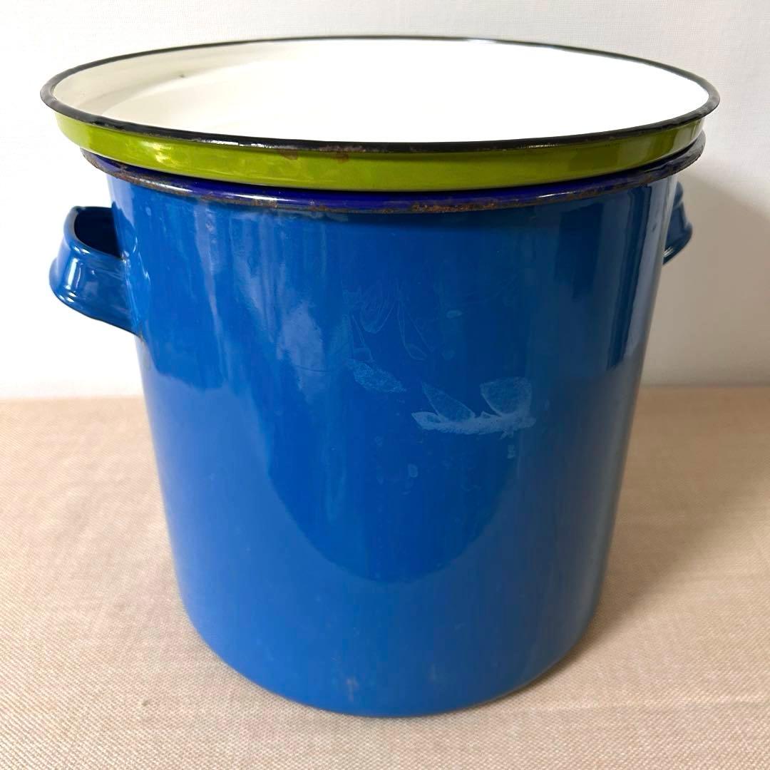 ホーロー 容器 バケツサイズ 大型