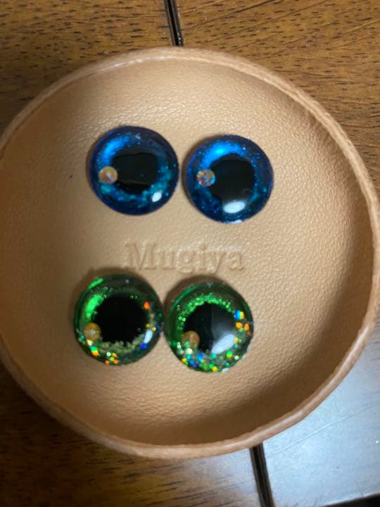 ブライスアイチップ２ペアセット✴︎グリーン＆サファイア✴︎