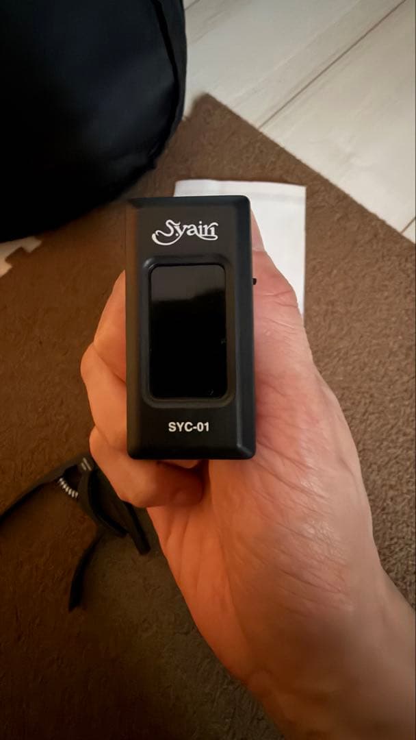 【中古】ミニギター　水色　アコースティックギター