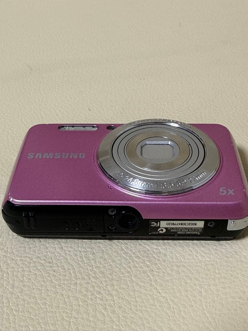 Samsung ES80 ピンク 5倍ズーム コンパクトデジタルカメラ