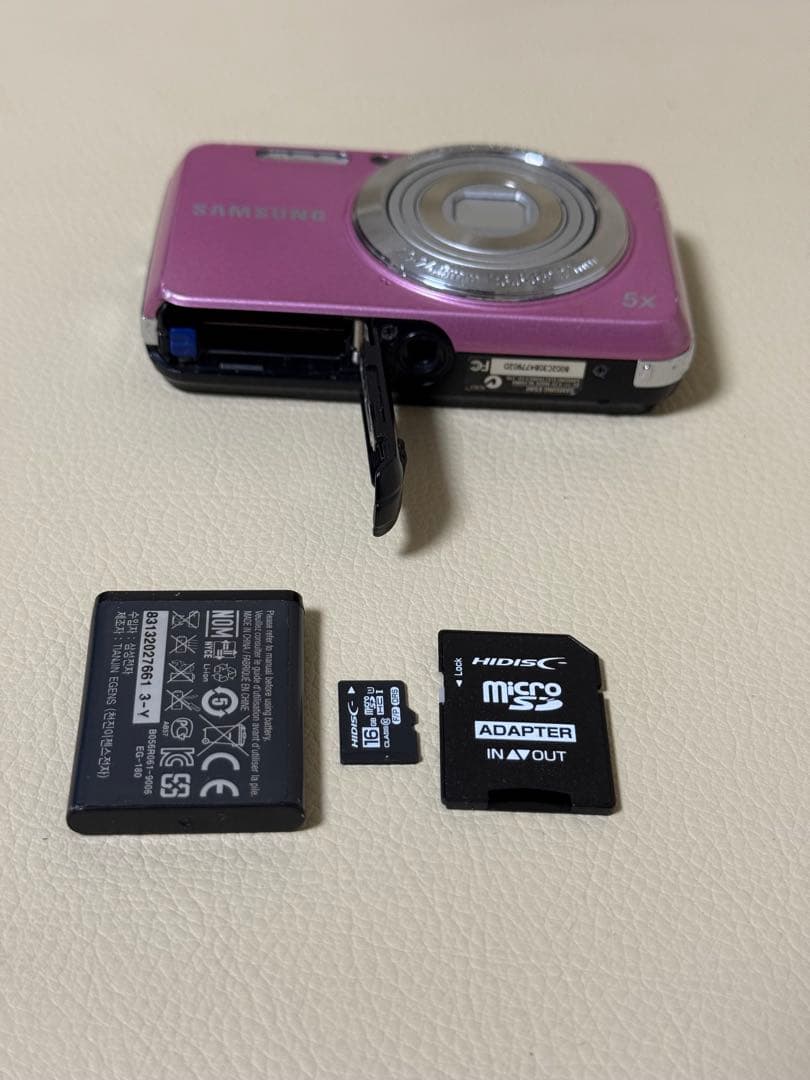 Samsung ES80 ピンク 5倍ズーム コンパクトデジタルカメラ