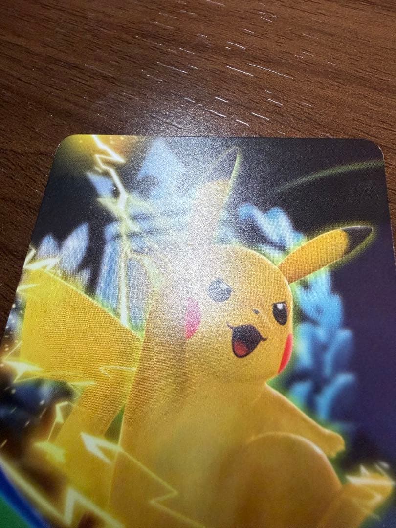 ピカチュウ　ポッ拳namcoロケテスト限定デザイン バナパスポートカード