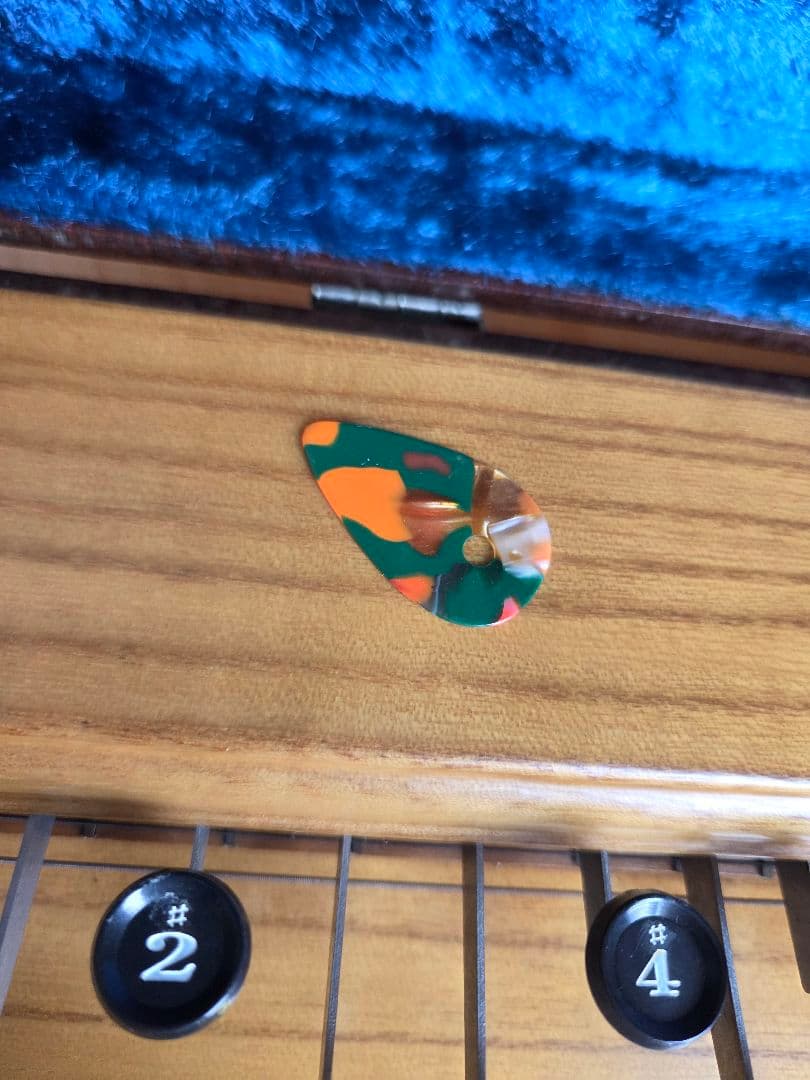 琴伝流　木製 大正琴　敷島 ハードケース付き