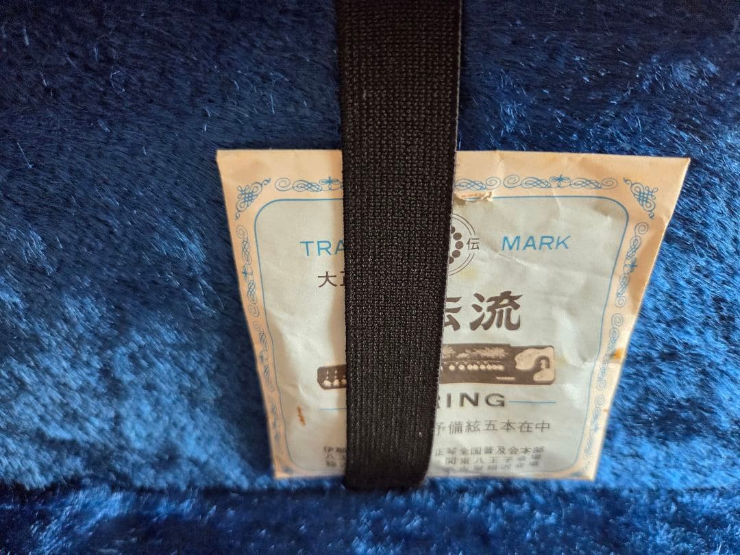 琴伝流　木製 大正琴　敷島 ハードケース付き