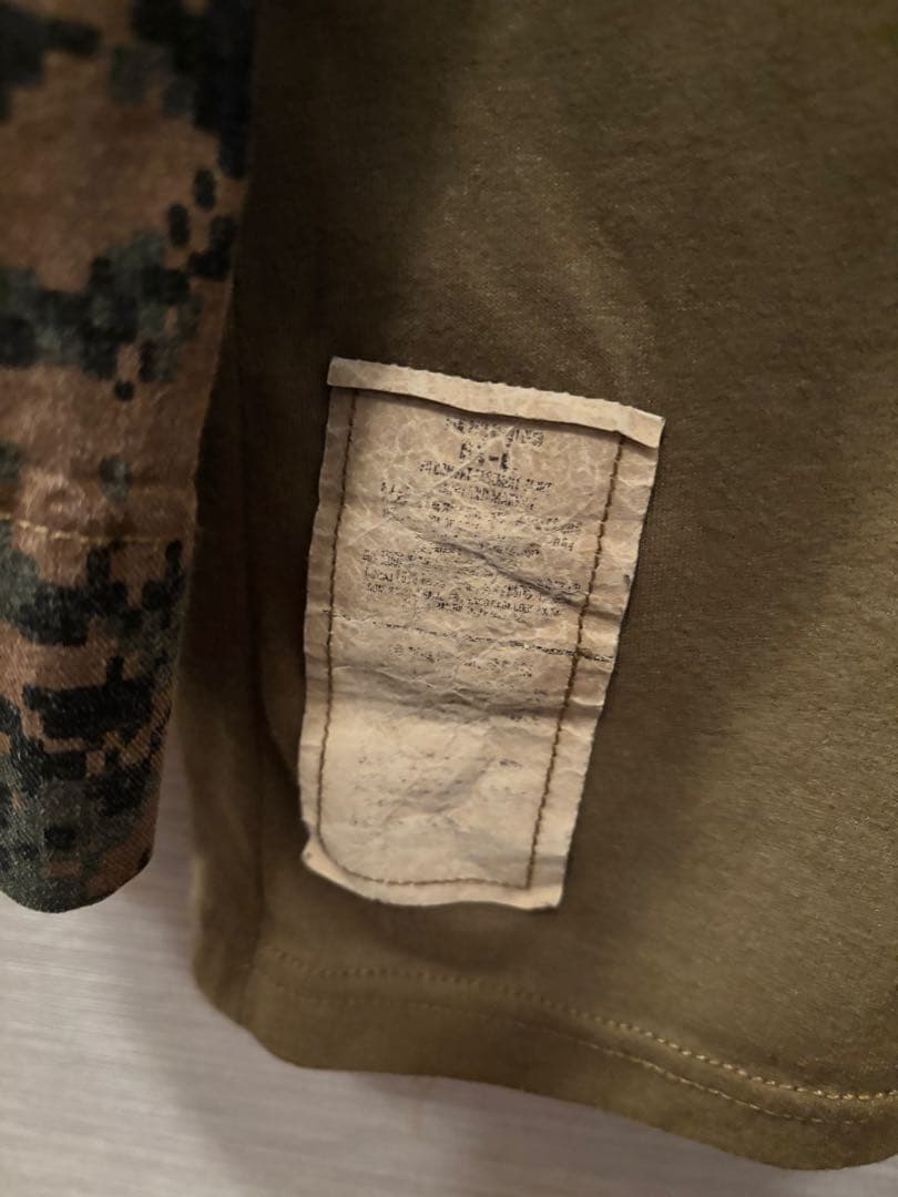 海兵隊 ウッドランドマーパット FROGコンバットシャツ