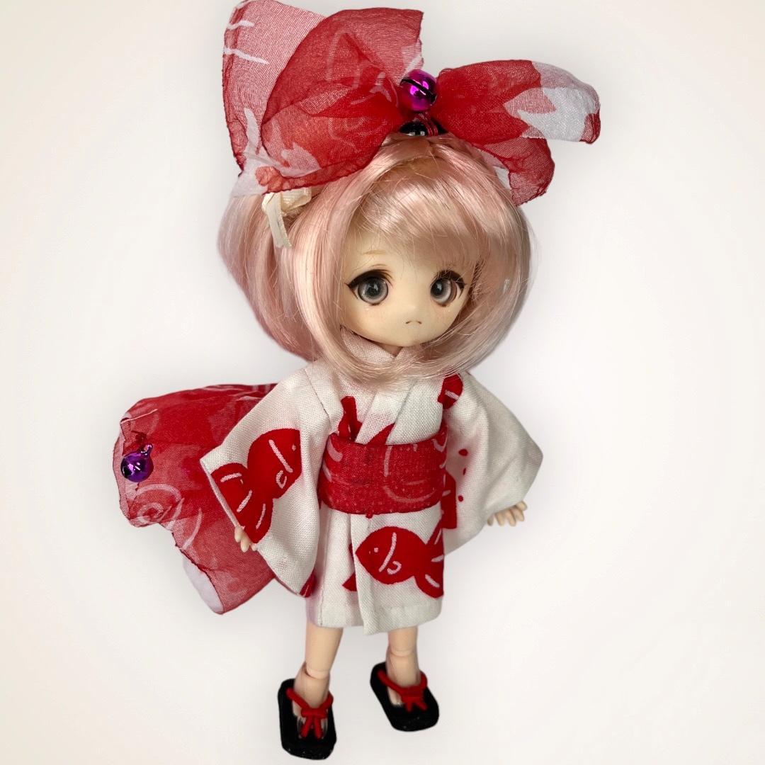 オビツ11　浴衣　着物　1/12　アウトフィット　ドール　服　ob11