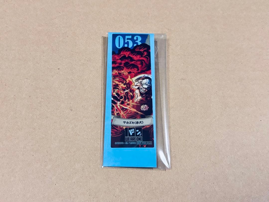 ONE PIECE 100巻おめでとう！フェア　クリアしおり　サカズキ