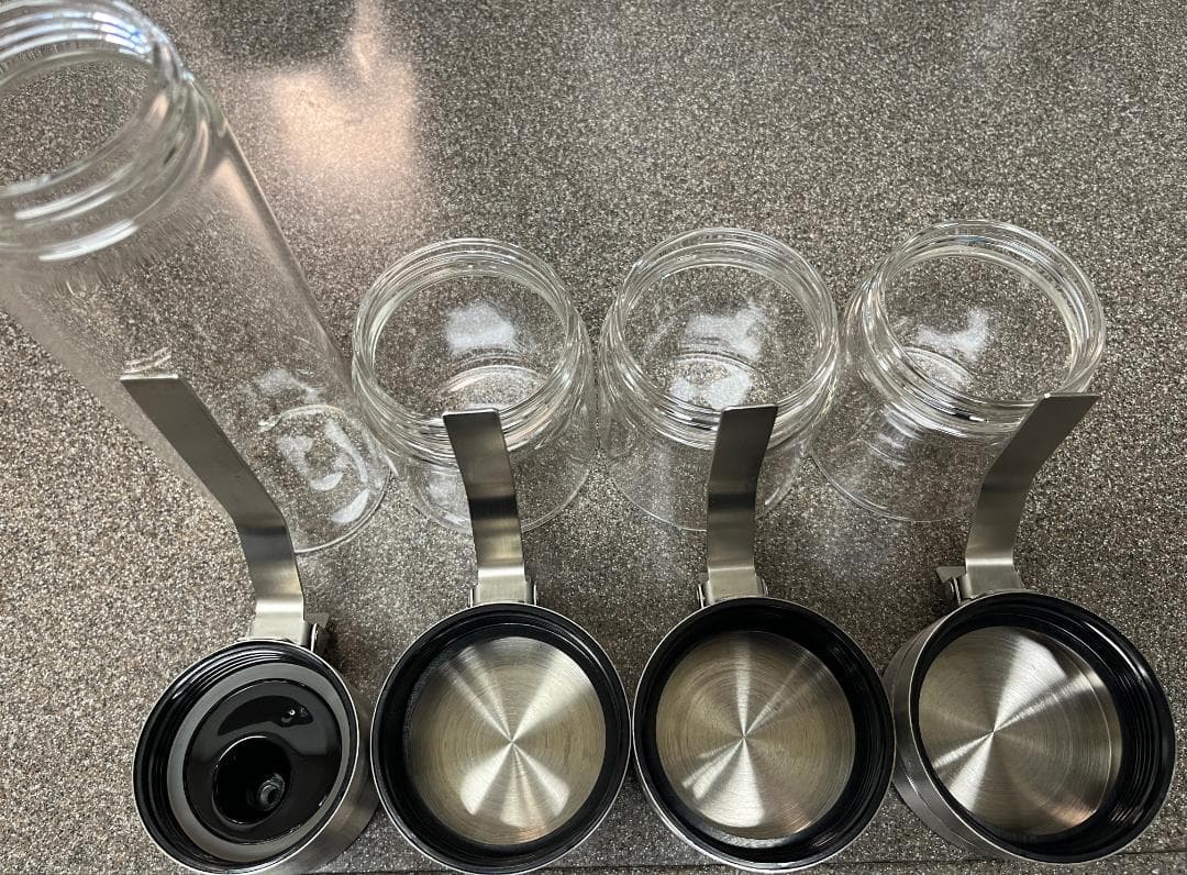 スパイス ジャー(3個)とオイル & ビネガーボトル(1個)セット/DULTON