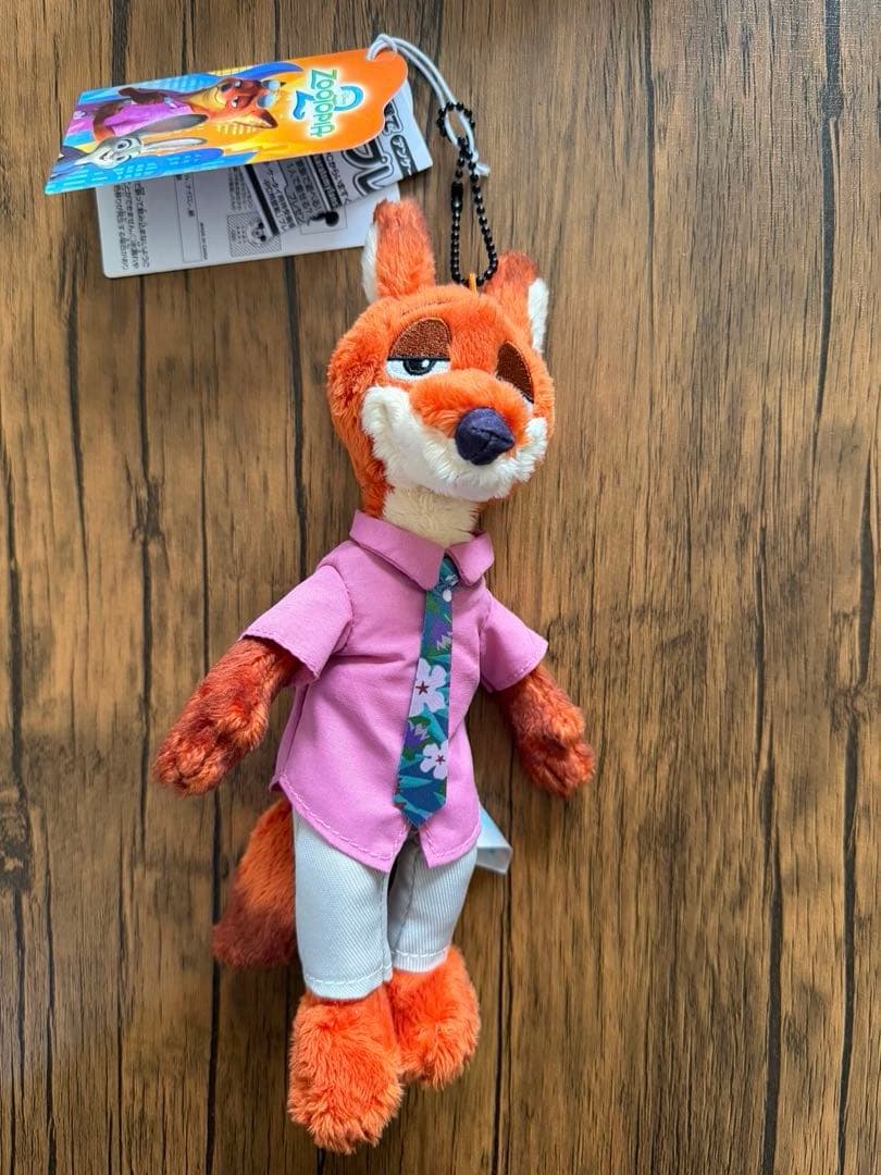 【新品未使用】ズートピア ぬいぐるみキーホルダー ニック　ジュディ　2点セット