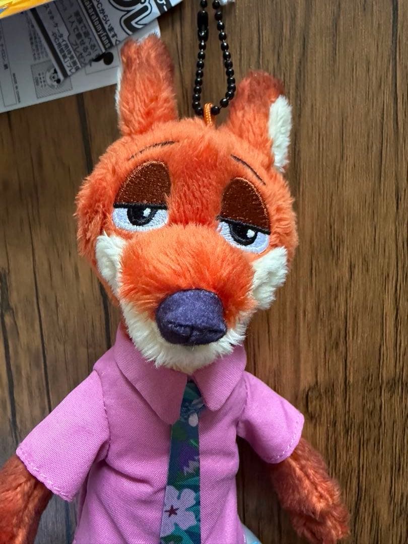 【新品未使用】ズートピア ぬいぐるみキーホルダー ニック　ジュディ　2点セット