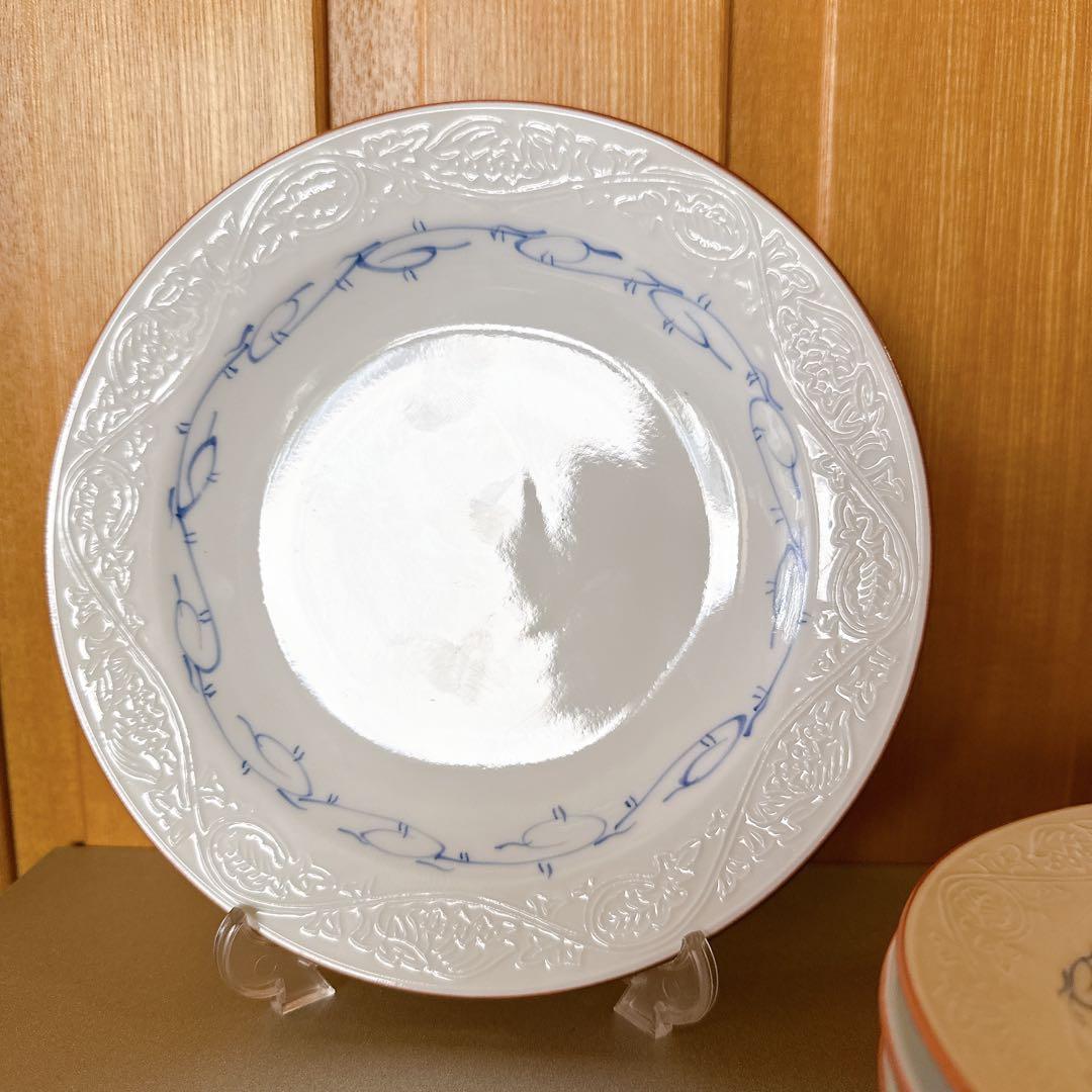 【新品】【5枚セット】有田 波佐見焼 洸琳窯｜径18cm