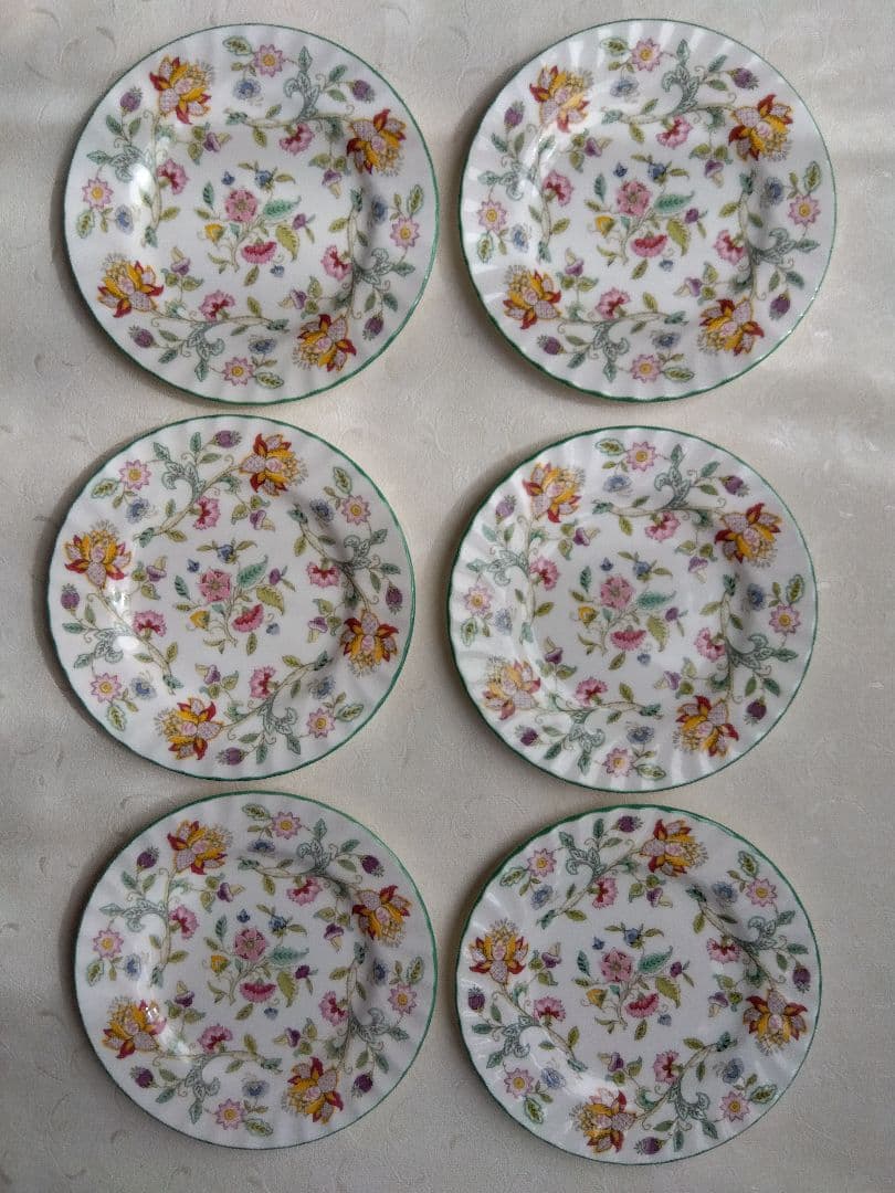 ミントン　ハドンホールプレート 　16.5cm 6枚セット