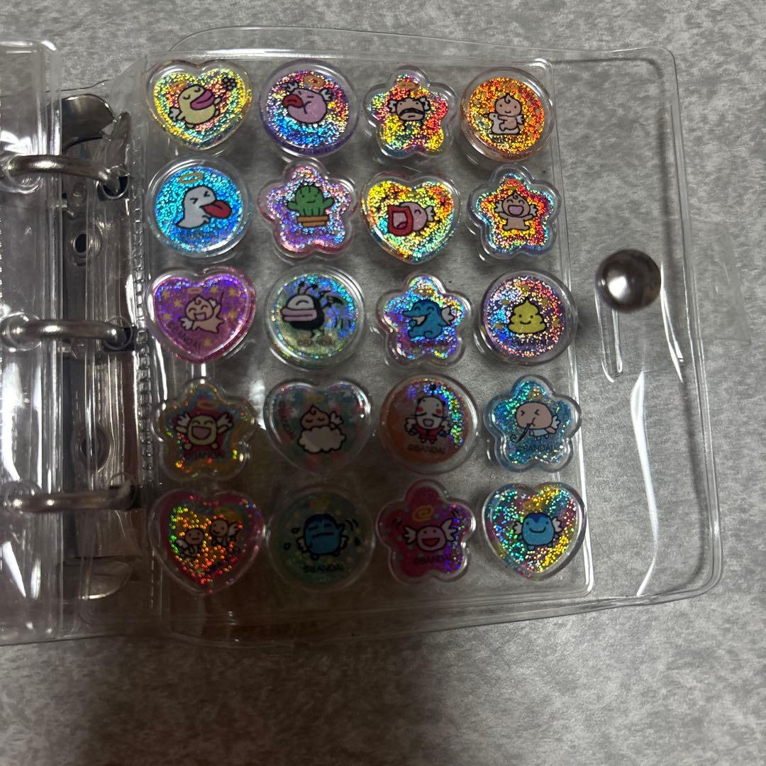 【正規品】シール帳　おはじきシール　立体シール　サンリオ　平成