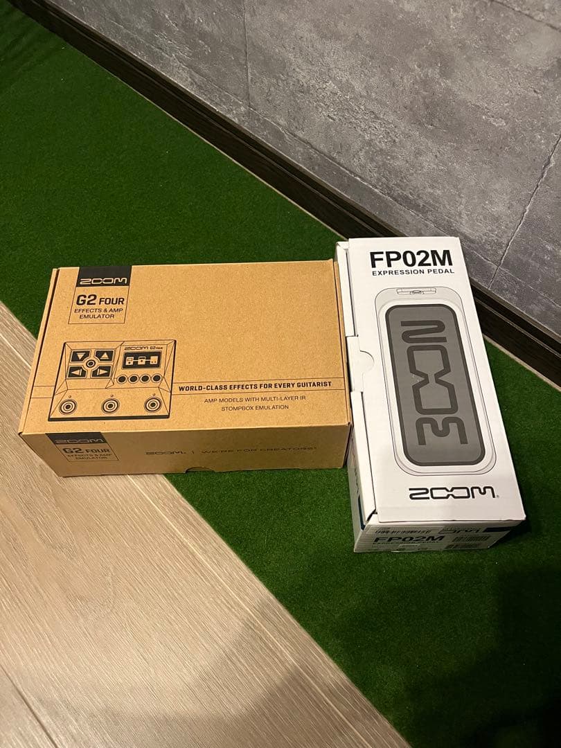 zoom g2 four マルチエフェクター エクスプレッションペダル　セット