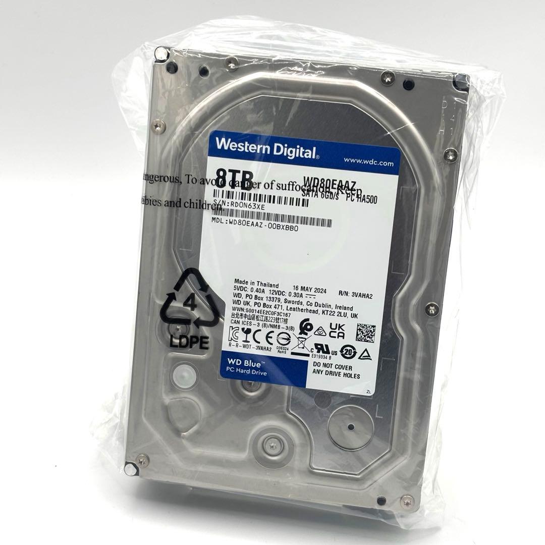 WD Blue 3.5インチ HDD 8TB WD80EAZZ