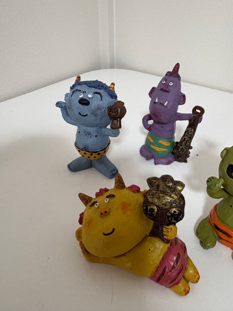 ♪セトクラフト 風水 鬼っ子 鬼置物 8体セット♪