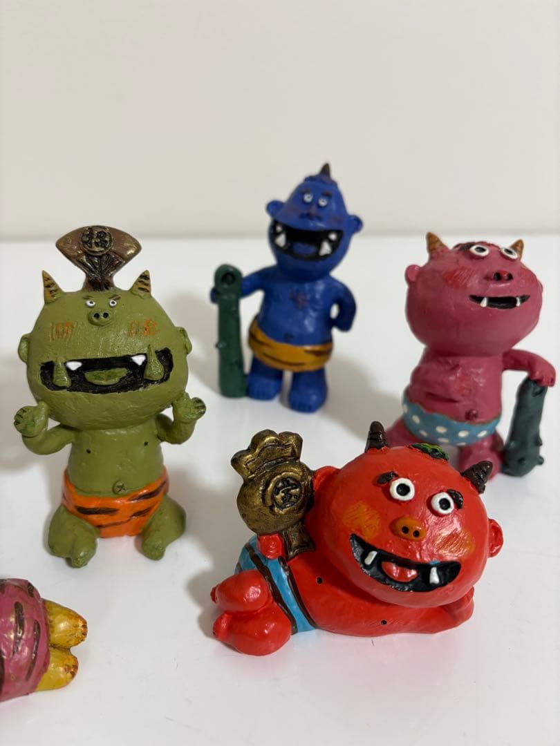 ♪セトクラフト 風水 鬼っ子 鬼置物 8体セット♪