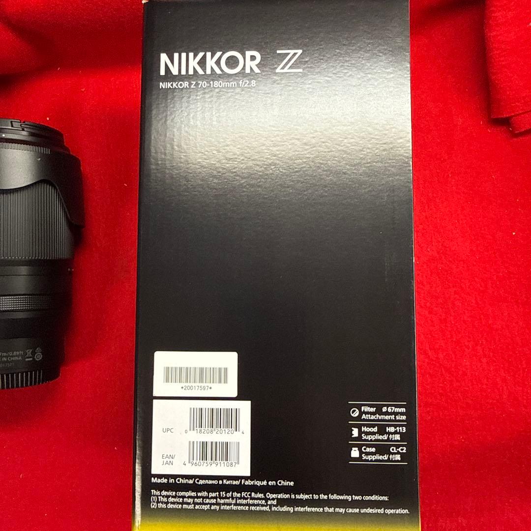 NIKKORZ70-180mm F2.8 (新品同様)