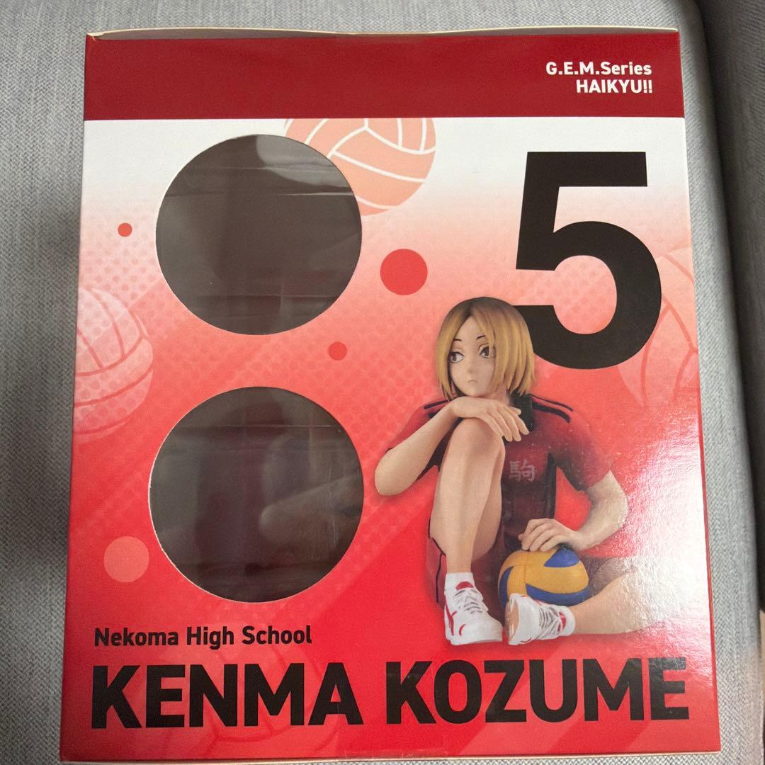 ハイキュー‼︎　手のひら孤爪研磨　けんまネコ　キーホルダー