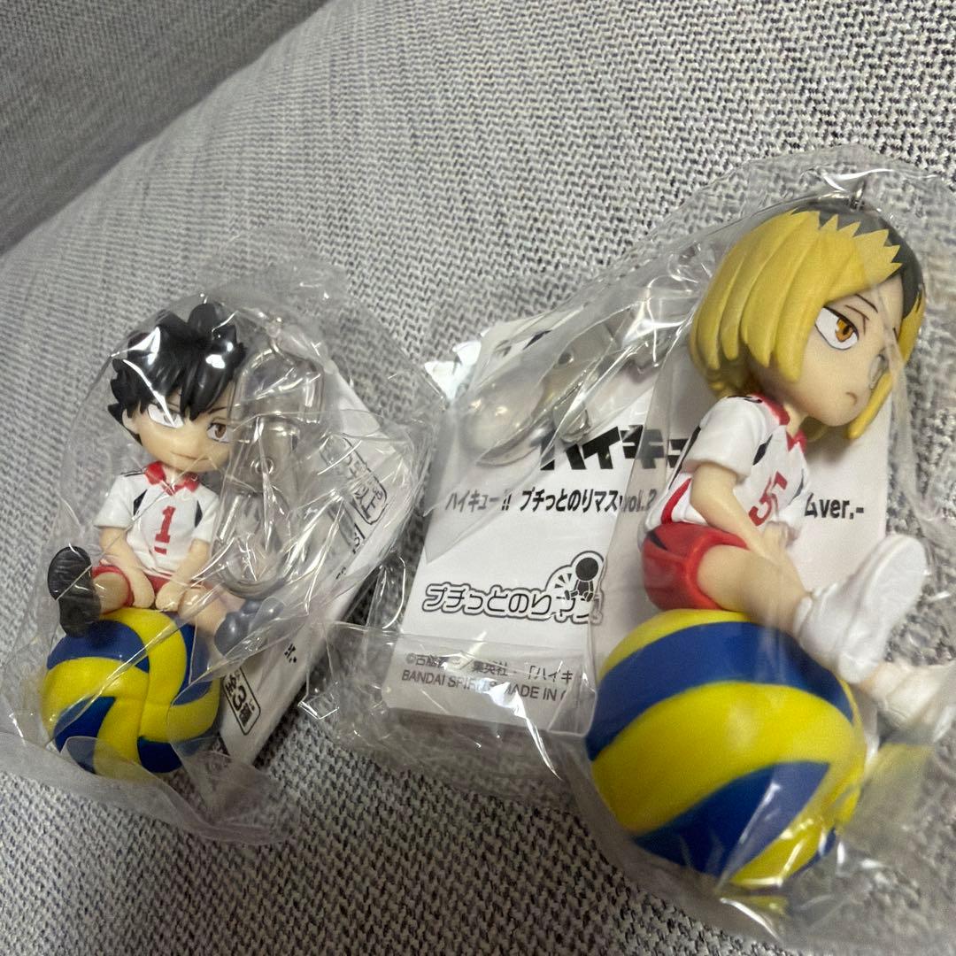 ハイキュー‼︎　手のひら孤爪研磨　けんまネコ　キーホルダー