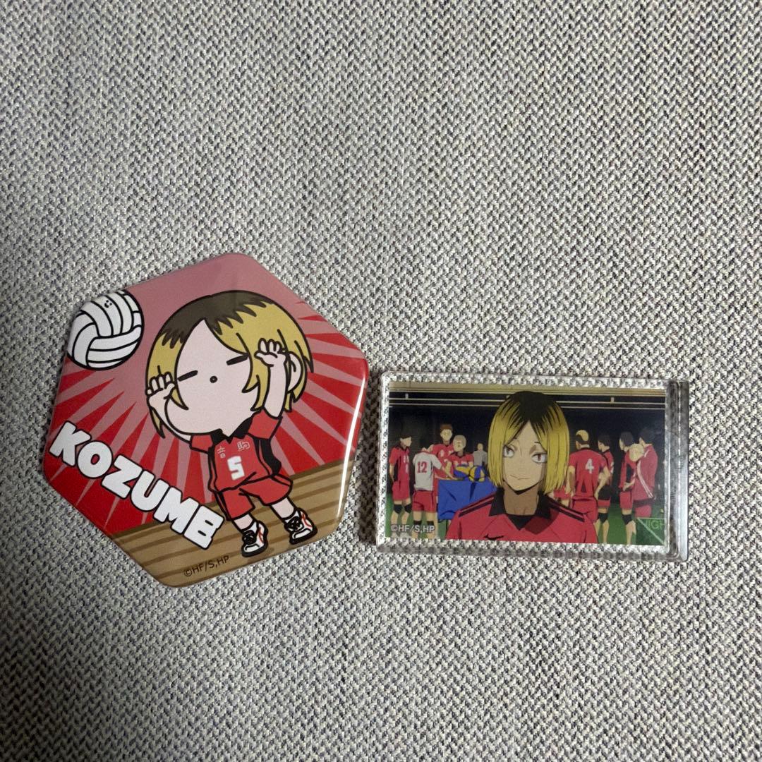 ハイキュー‼︎　手のひら孤爪研磨　けんまネコ　キーホルダー
