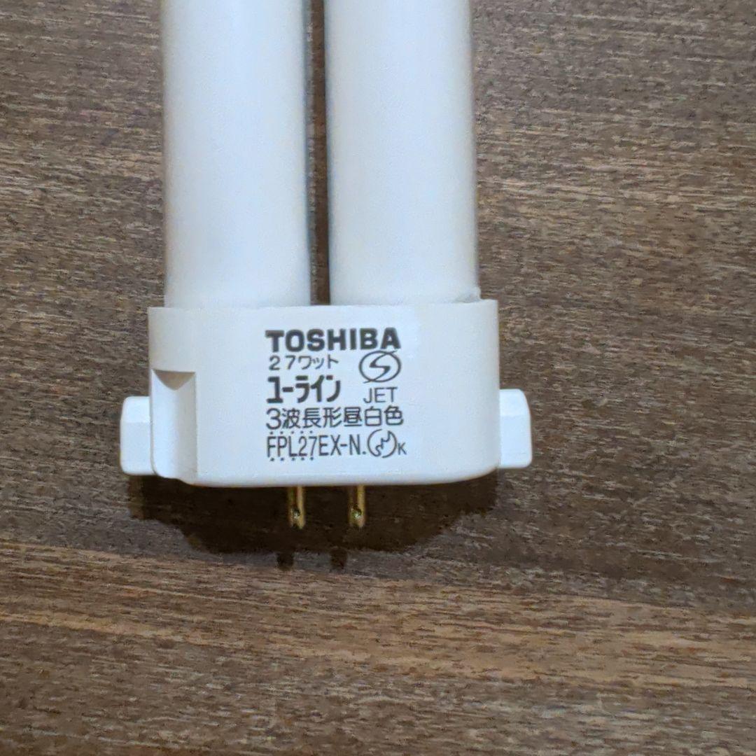 TOSHIBAユーライン27ワット　蛍光灯　昼白色　5本入り