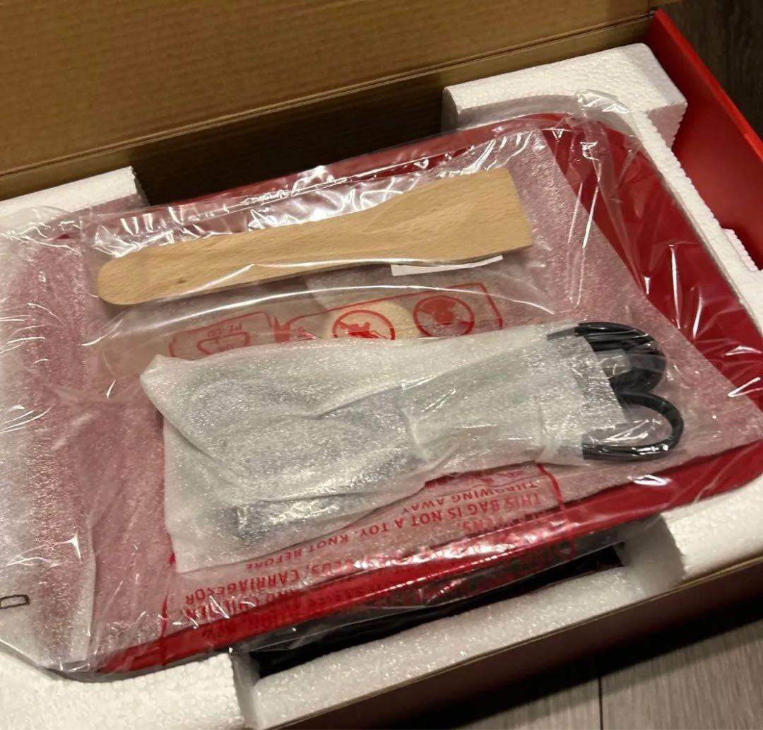 BRUNO ホットプレート 赤　新品未使用　たこ焼きプレート