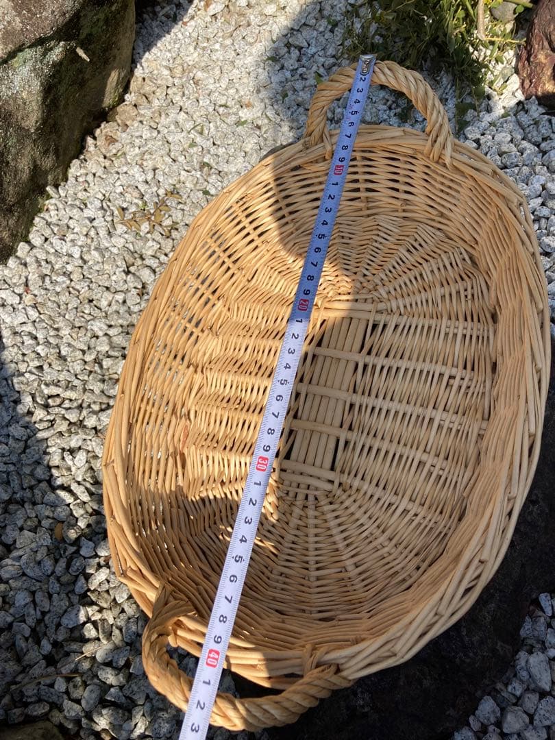 手編み　かご
