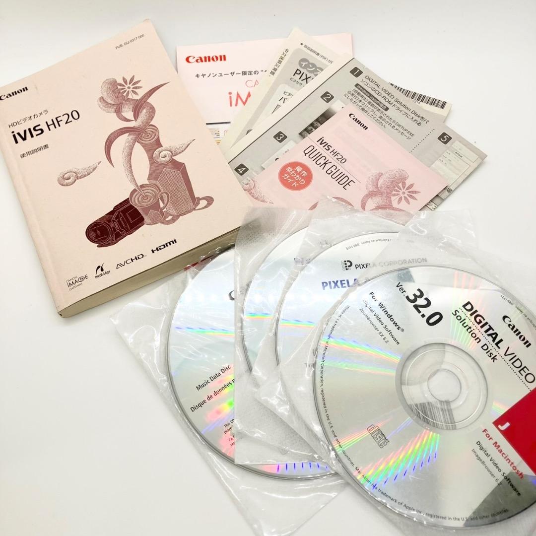 本体美品✨Canon iVIS HF20 ビデオカメラ 送料無料 匿名配送