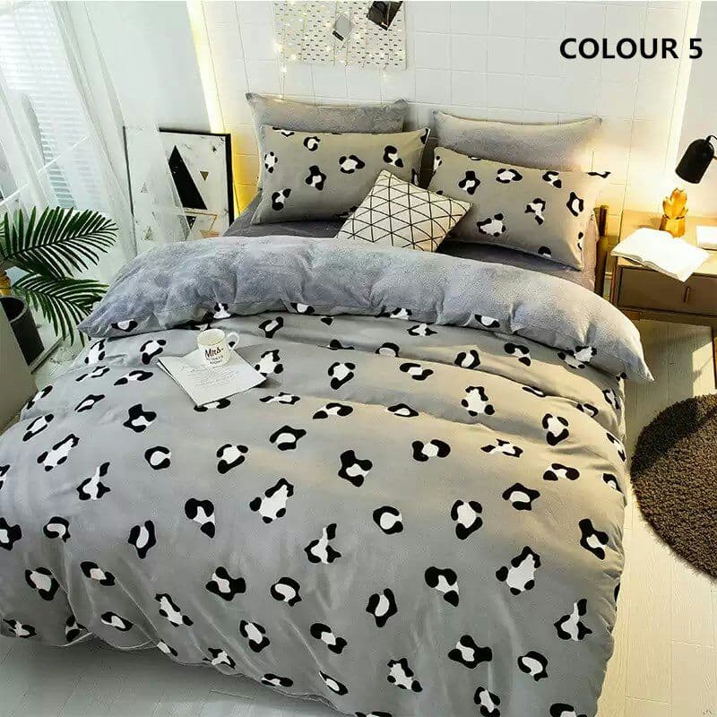 AB両面 マイクロファイバー掛け 秋冬毛布 ブランケット寝具セット