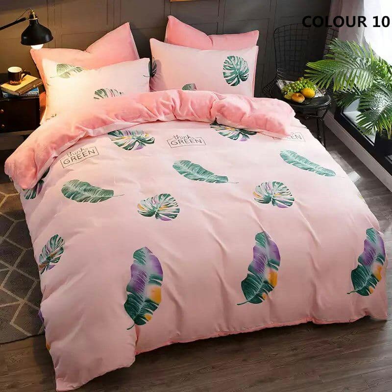 AB両面 マイクロファイバー掛け 秋冬毛布 ブランケット寝具セット